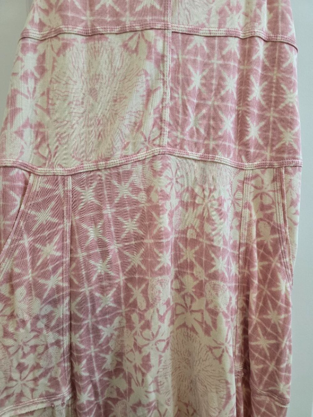 Free People Movement High Tide Jumpsuit - Pink Geometric Pattern - Picture 2 of 7